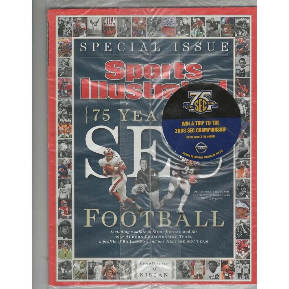 Sports Illustrated Special Issue 75 Years SEC Football Magazine 2008 Sealed - Picture 1 of 2